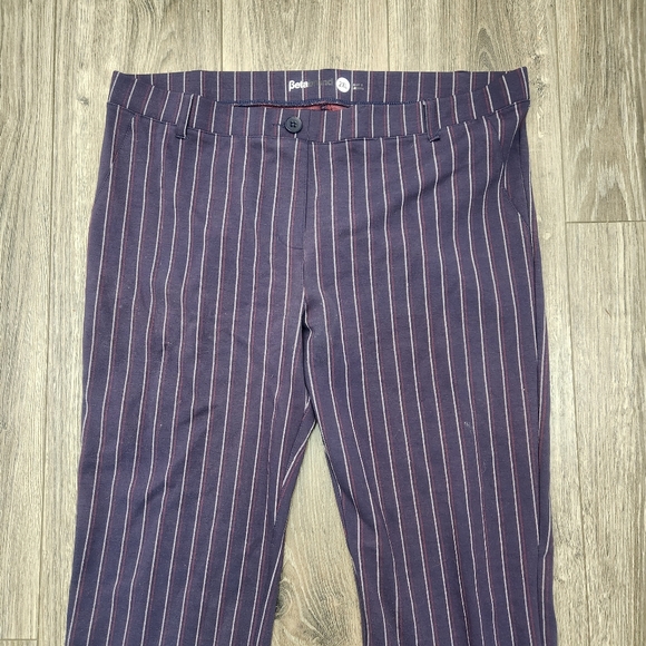 Betabrand W0076 Stripe Straight Leg Dress Yoga Pants 2XL - Picture 3 of 10